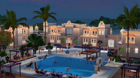 sims 3 курорт